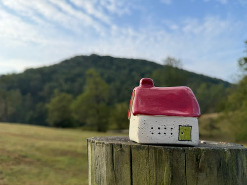 red house over yonder